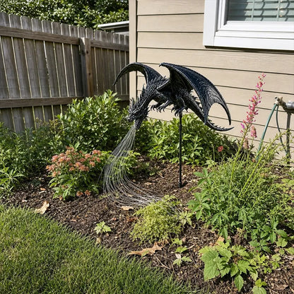 Lumadrache Solar-Gartenskulptur