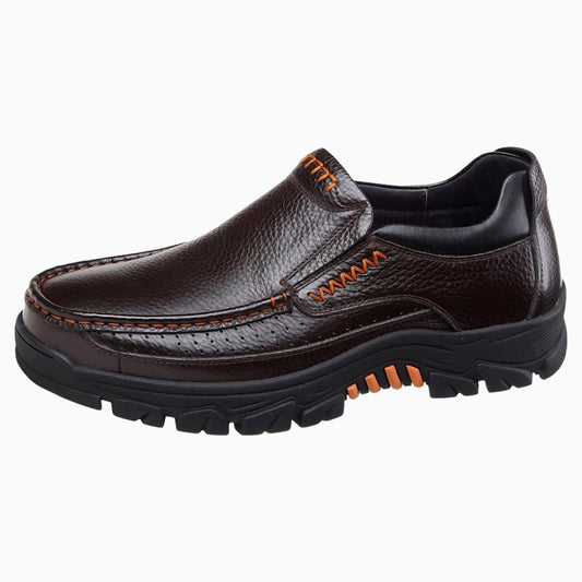 LuganoWalk | Orthopädischer Slip-On Herrenschuh aus Rindsleder
