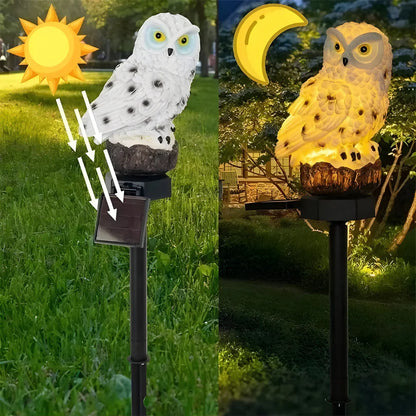 LumaEule® Solar-Gartenlampe